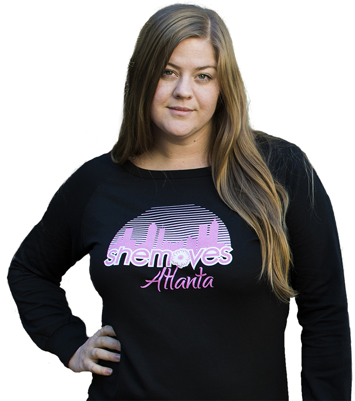 Woman in a black Independent Trading Co pullover
